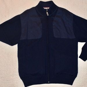 Orvis Wool Sweater Jacket Hunting Lined Sz Large